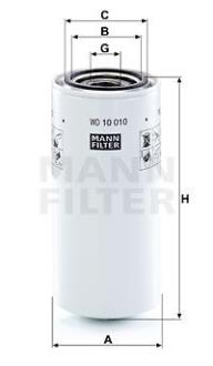 Фільтр гідравлічний MANN WD10010