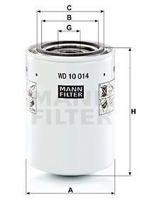 Фільтр гідравлічний MANN WD10014