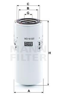 Фільтр гідравлічний MANN WD10022