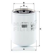 Фільтр гідравлічний MANN WD13011X