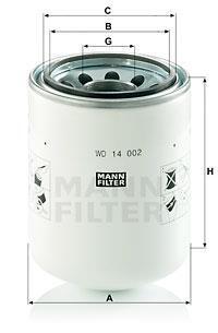 Фільтр гідравлічний MANN WD14002