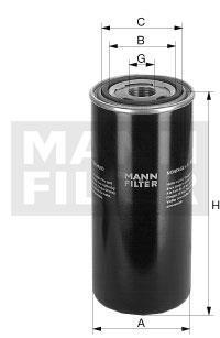 Фільтр гідравлічний MANN WD920