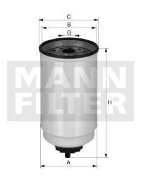 Фильтр топливный DAF -FILTER MANN WK10017x