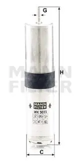 Паливний фільтр MANN WK 5015 Z