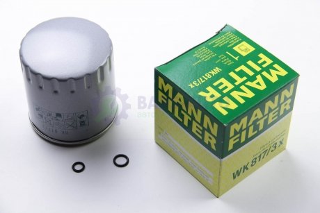 Фільтр паливний MB ОМ601-606 MANN WK817/3X (фото 1)