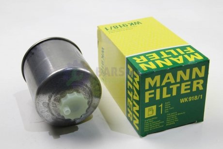 Фільтр паливний Kangoo 1.5dCi 10.07- (без датч.води) MANN WK 918/1