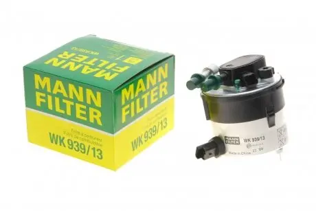 Фильтр топливный Volvo C30/S40 II/S80 II/V70 III/Ford C-Max/Fiesta V-VI/Focus II/Mazda 2/3 1.6D 03- MANN WK 939/13