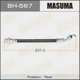 Шланг гальмівний (BH-567) MASUMA BH567