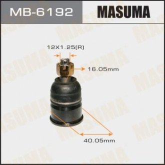 Опора шаровая передн нижн CR-V, CIVIC (MB-6192) MASUMA MB6192 (фото 1)