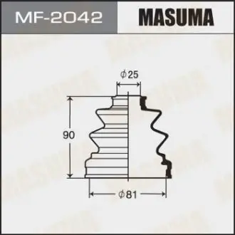 Пильовик ШРКШ внутрішнього Mitsubishi L 200 (05-), Pajero (-06) (MF-2042) MASUMA MF2042