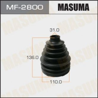 Пильовик ШРКШ MF-2800 (пластик) + спецхомут (MF-2800) MASUMA MF2800