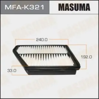 Фільтр повітряний A9315 HYUNDAI/ MATRIX/ V1500 V1600 V1800 01- (MFA-K321) MASUMA MFAK321