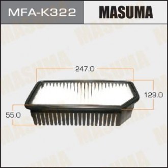 Фильтр воздушный Hyundai i20 (08-14)/KIA Soul (08-14) MASUMA MFAK322