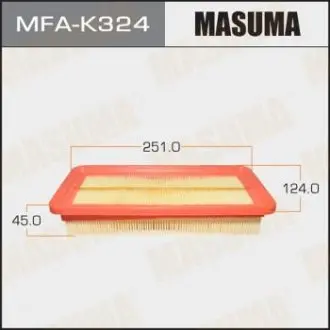 Фільтр повітряний HYUNDAI/ GETZ/ V1100, V1300, V1400, V1600 02- MASUMA MFAK324