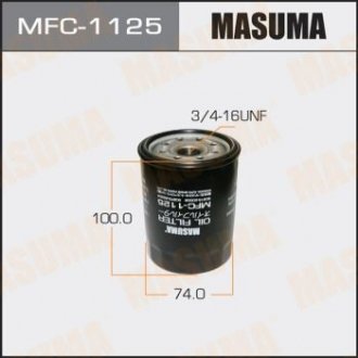 Масляный фильтр Toyota FJ Cruiser (06-09), Land Cruiser (-12), Land Cruiser Prado (05-09), Sequoia (00-09) 4.0, 4.7 MASUMA MFC1125