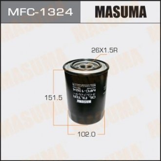 Фільтр оливи Mitsubishi Pajero (00-) D 3.2 MASUMA MFC1324