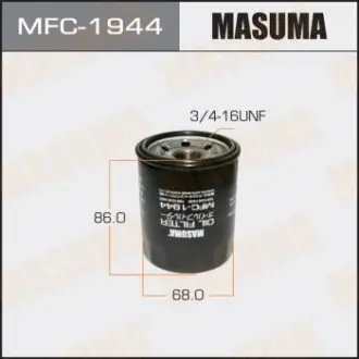 Масляный фильтр Suzuki Grand Vitara (05-16), Kizashi (09-15), Swift (00-10), SX4 (06-), Vitara (15-) MASUMA MFC1944