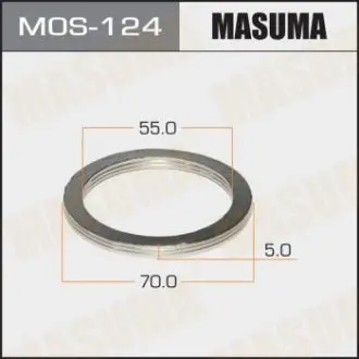 Кольцо глушителя металлическое (55x70x5 mm) MASUMA MOS124