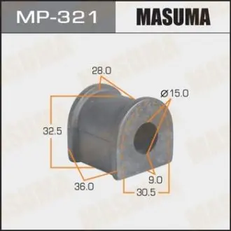Втулка стабілізатора заднього (Кратно 2) Toyota Corolla (-00) (MP-321) MASUMA MP321