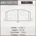 Колодки гальмівні (MS-1077) MASUMA MS1077 (фото 1)