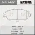 Колодки тормозные передн AN-670K, NP1024, P83105 MASUMA MS1480 (фото 1)