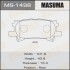 Колодка тормозная передняя Lexus RX 350 (06-08)/ Toyota Highlander (03-07) MASUMA MS1498 (фото 1)