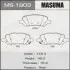 Колодка тормозная задняя Toyota Venza (09-16) MASUMA MS1903 (фото 1)