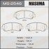 Колодка тормозная передняя Nissan Qashqai (06-13), X-Trail (07-14)/ Suzuki Kizashi (09-15) MASUMA MS2546 (фото 1)