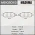Колодка тормозная передняя Infinity QX60/ Nissan Murano, Pathfinder (13-) MASUMA MSC2013 (фото 1)