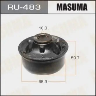 Сайлентблок переднього нижнього важеля задній Toyota Auris (06-12), Avensis (11-), Corolla (06-), Prius (09-15) (RU-483) MASUMA RU483