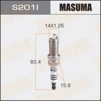 Свеча зажигания иридиевая MASUMA S201I
