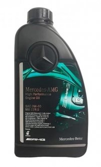 Олива двигуна SAE 0W-40 Mercedes-AMG High Performance MB 229.5, 1л MERCEDES-BENZ A000989930211