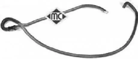 Патрубок радіатора Peugeot 406 2.0HDI (99-) Metalcaucho 08603