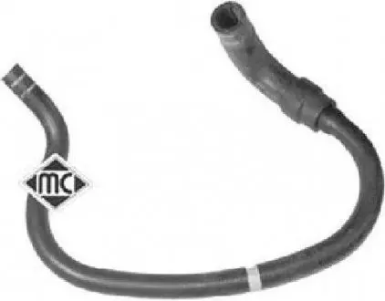 Патрубок системи опалювання Peugeot Boxer/Citroen Jumper 2.5D Metalcaucho 08929