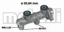 Циліндр гідравлічний гальмівний Metelli 05-0306