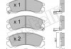 Комплект гальмівних колодок (дискових) Metelli 22-0134-0 (фото 2)