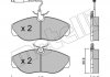 Комплект тормозных колодок (дисковых) Metelli 22-0154-0 (фото 2)