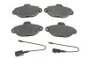 Колодки тормозные (передние) Fiat 500 07-/Ford Ka 08- (+датчики L=195mm) Metelli 22-0159-3 (фото 1)