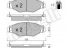 Комплект тормозных колодок (дисковых) Metelli 22-0254-0 (фото 2)