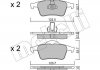 Комплект тормозных колодок (дисковых) Metelli 22-0348-0 (фото 10)