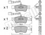 Колодки гальмівні (задні) VW Touareg 2.5 TDI 02-10 Metelli 22-0661-0 (фото 1)