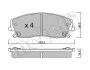 Колодки тормозные (передние) Chrysler 300 04- Metelli 22-0716-0 (фото 1)