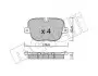Тормозные колодки (задние) Land Rover Range Rover III/Sport I/II 09- Metelli 22-0837-0 (фото 1)