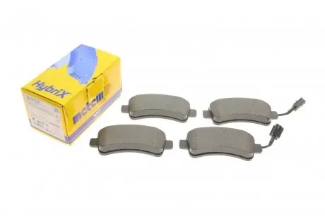 Тормозные колодки (задние) Citroen Jumper/Peugeot Boxeri 10- (с датчиком) Metelli 22-1033-0