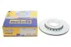 Диск тормозной (передний) Skoda Fabia 99-14/VW Polo 01- (239x18) (с покрытием) (вентилированный) Metelli 23-0614C (фото 2)