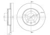 Диск тормозной (задний) Audi A3/TT 96-06/Skoda Octavia/VW Golf 98-06 (239x9) (с покр) (полный) Metelli 23-0742C (фото 1)