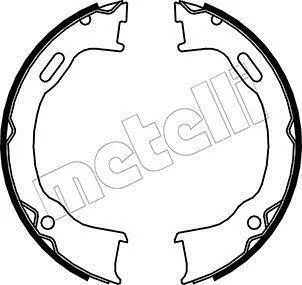 Комплект гальмівних колодок (барабанних) Metelli 53-0364