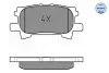 Тормозные колодки (задние) Lexus RX 03-08 MEYLE 025 239 6715 (фото 1)
