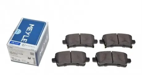 Тормозные колодки (задние) Opel Insignia 08- MEYLE 025 244 2116/W