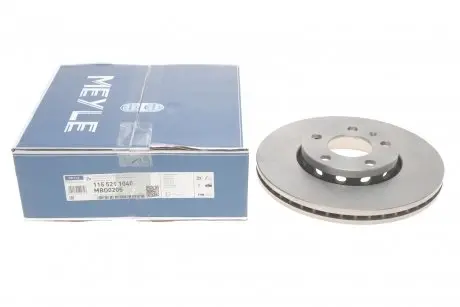 Диск гальмівний (передній) Audi A4/A6 94-/Skoda Superb 01-08/VW Passat 96-05 (288x25) MEYLE 115 521 1040